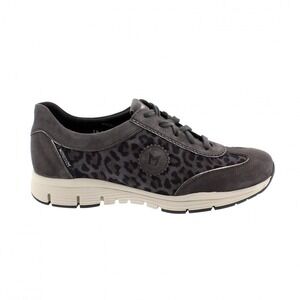 Mephisto Runoff Womens Grey Leopard Suede Leather Sneakers Air-Jet Shoes 10